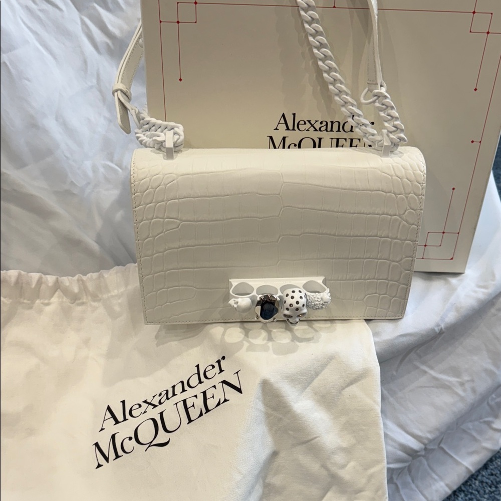 Alexander McQueen Jeweled Satchel
